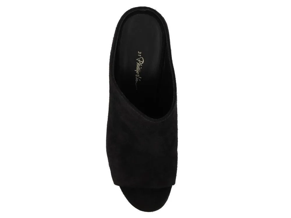 3.1 Phillip Lim Cube Suede Mules