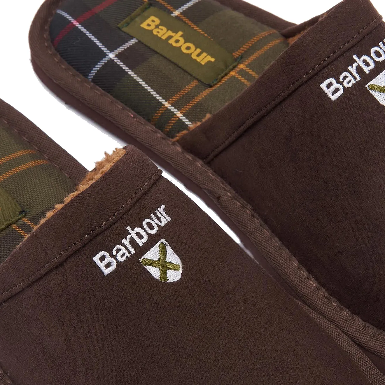 Barbour Everitt Mule Slipper Brown
