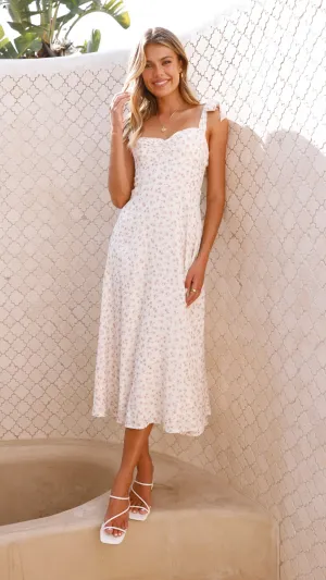 Blakely Midi Dress - Pink Floral