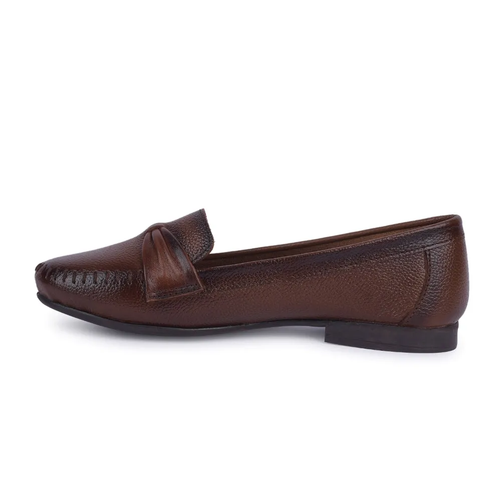 Healers Tan Formal Ballerina Shoes For Women TLO-22 By Liberty