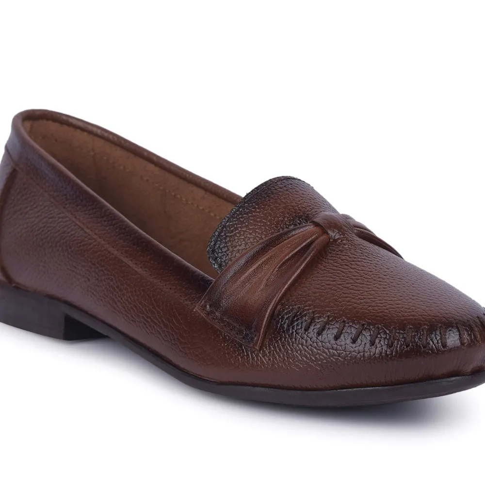 Healers Tan Formal Ballerina Shoes For Women TLO-22 By Liberty