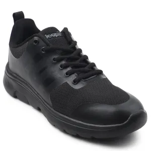 Leap7x Black Lacing Casual / School Shoes For Men TRIVSKO-2E By Liberty