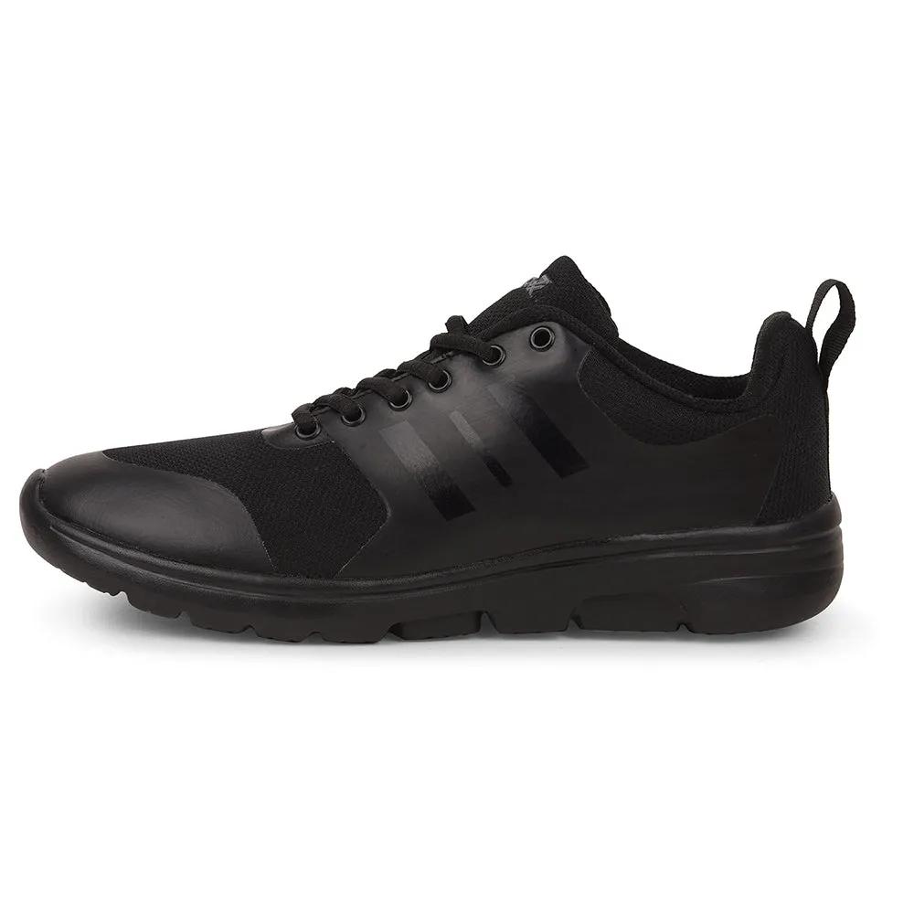 Leap7x Black Lacing Casual / School Shoes For Men TRIVSKO-2E By Liberty