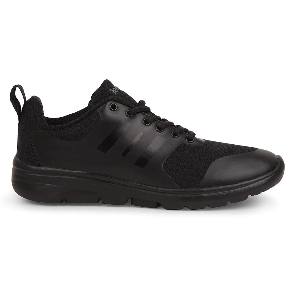 Leap7x Black Lacing Casual / School Shoes For Men TRIVSKO-2E By Liberty