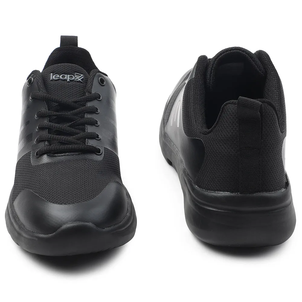 Leap7x Black Lacing Casual / School Shoes For Men TRIVSKO-2E By Liberty