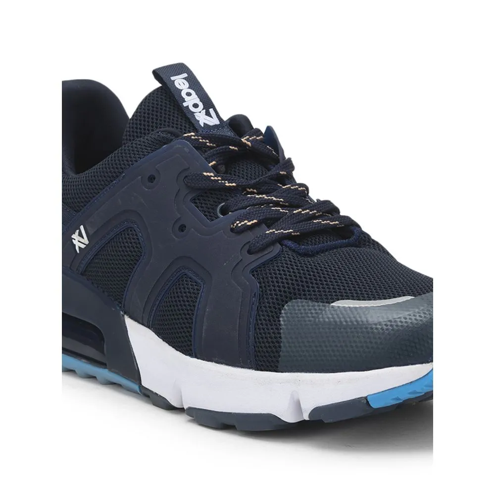 Leap7x Casual Navy Blue Lacing Shoes For Men Phillipe By Liberty