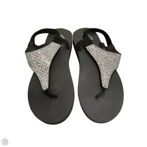 Sandals Flats By Skechers In Black, Size: 10