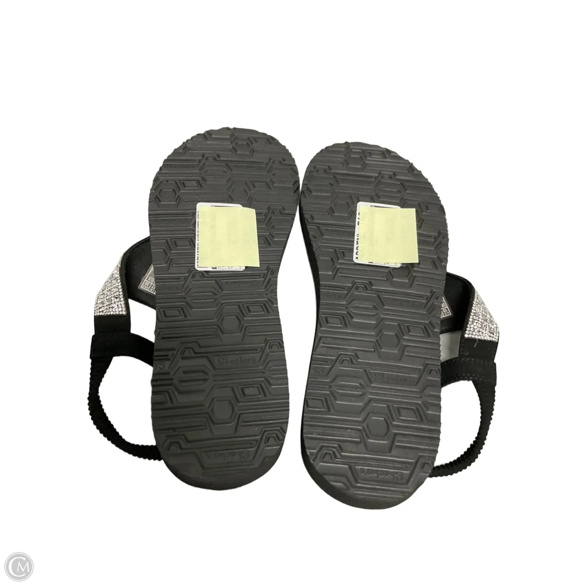 Sandals Flats By Skechers In Black, Size: 10