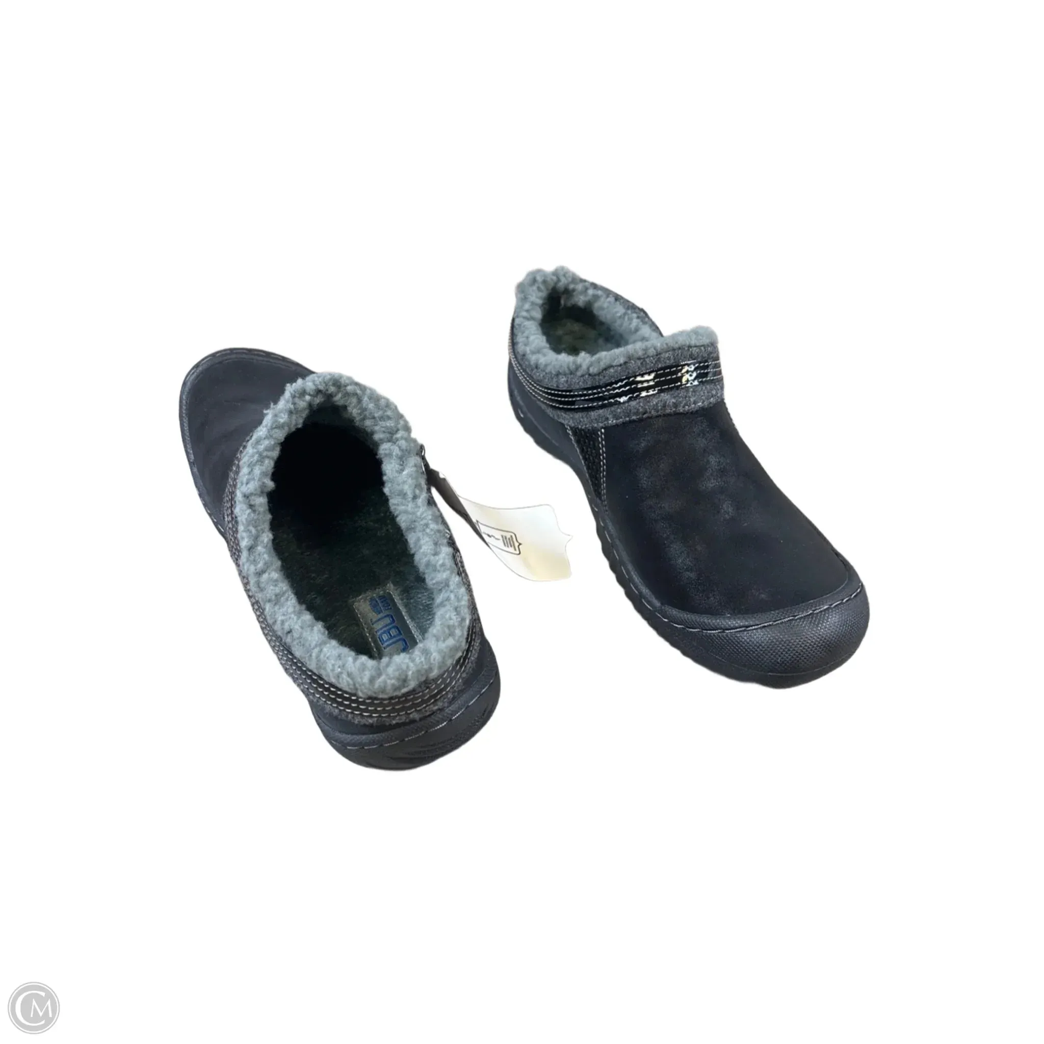 Shoes Flats By Jbu By Jambu In Black & Grey, Size: 8.5